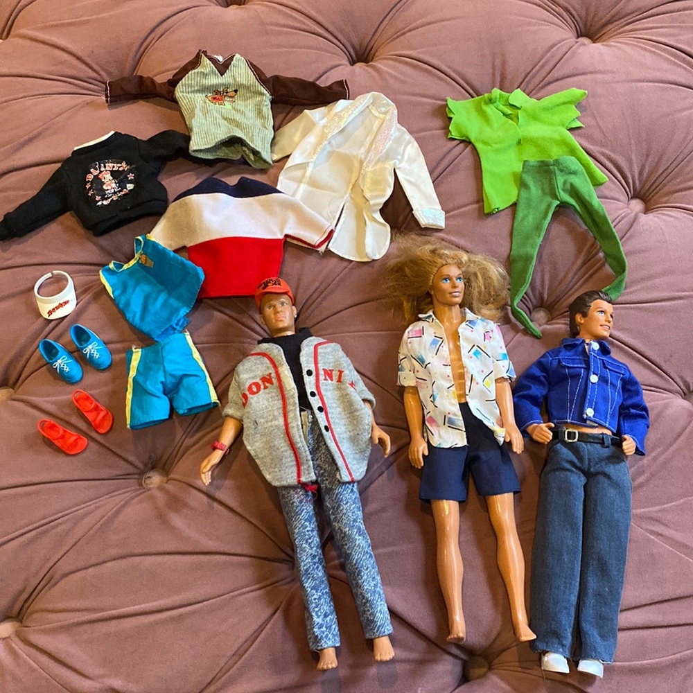 New kids on the block Donnie & kens with clothing bundle